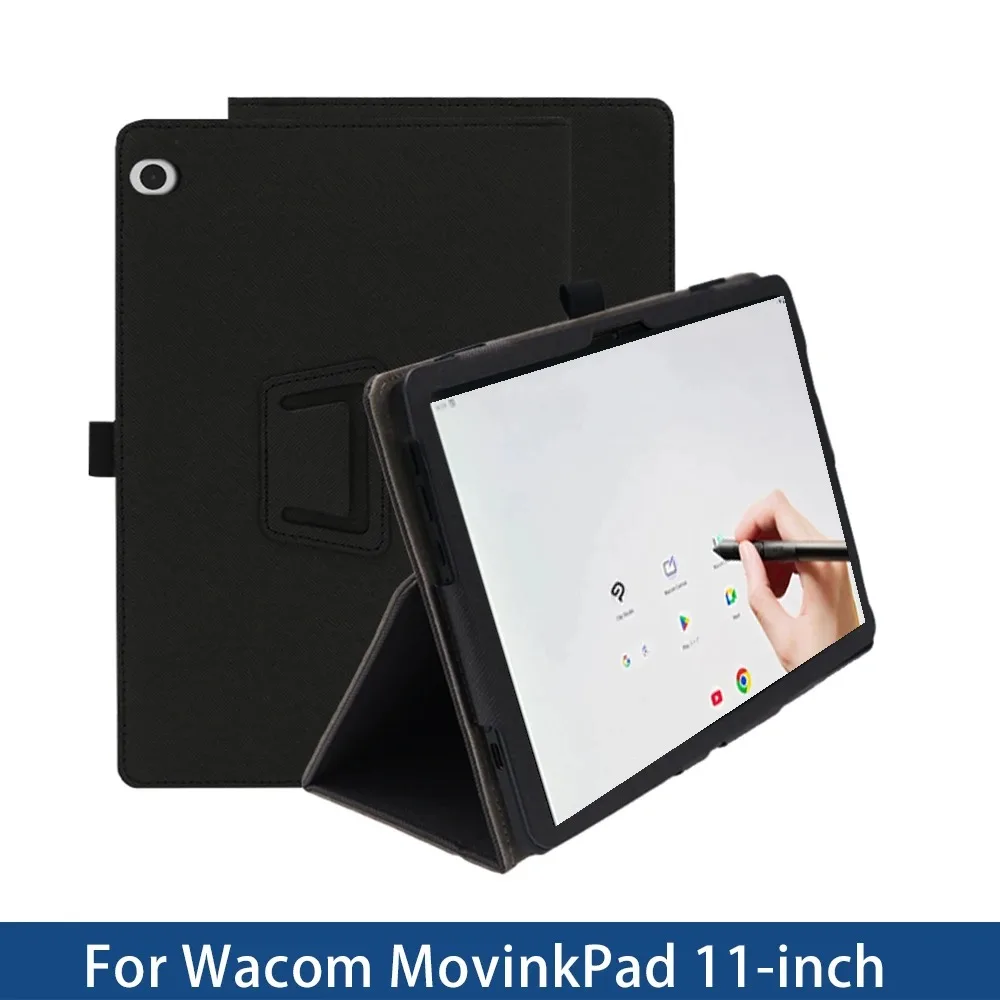 

Case for Wacom MovinkPad 11 Case 11.45"Inch Folding Stand Protective Cover with Pencil Holder and Wrist Strap,PU Full Protection