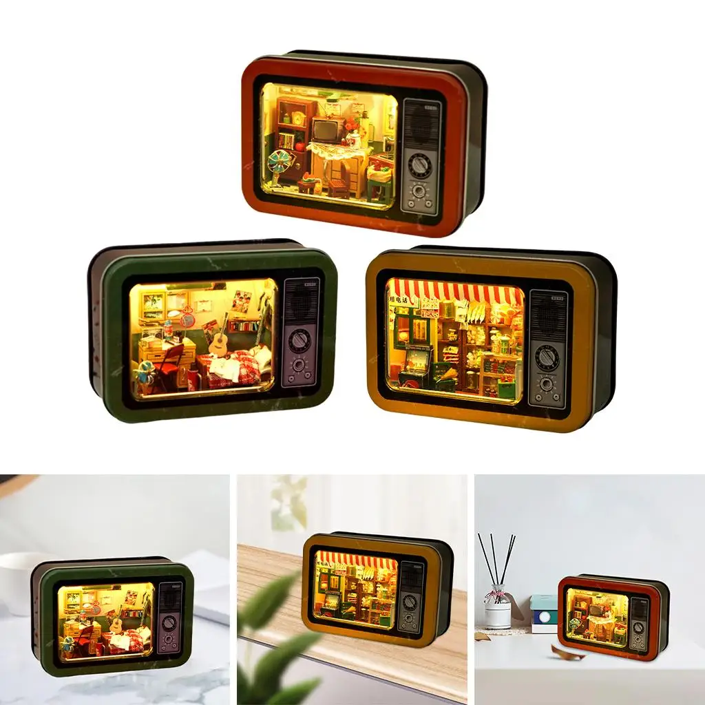 

Театр Кукольный домик Сборные наборы DIY Миниатюры Кукольный дом для украшения