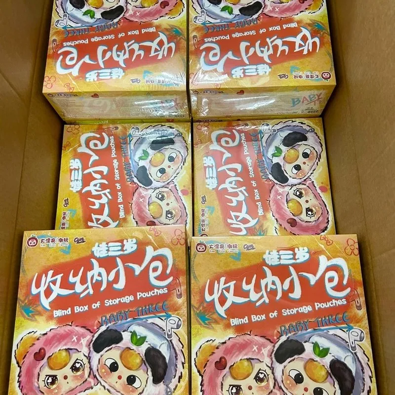 

Детские три слепых коробки для хранения, серия плюшевых сумок для наушников, рюкзак, кошелек, сумка с подвеской, сумка для макияжа, загадочные подарки-сюрпризы