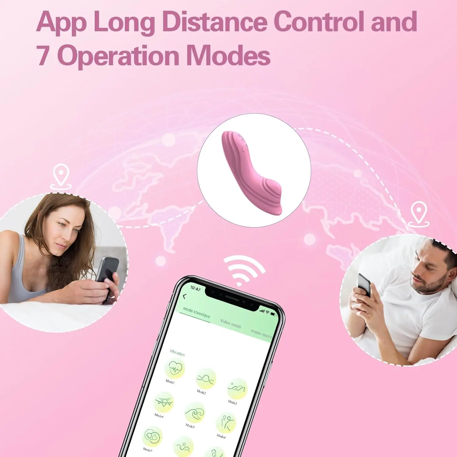 APP Control Wearable Vibrator for Women Clitoris Clit Stimulator Panty Vibration Female Masturbator Sex Toys for Adult Female image 4