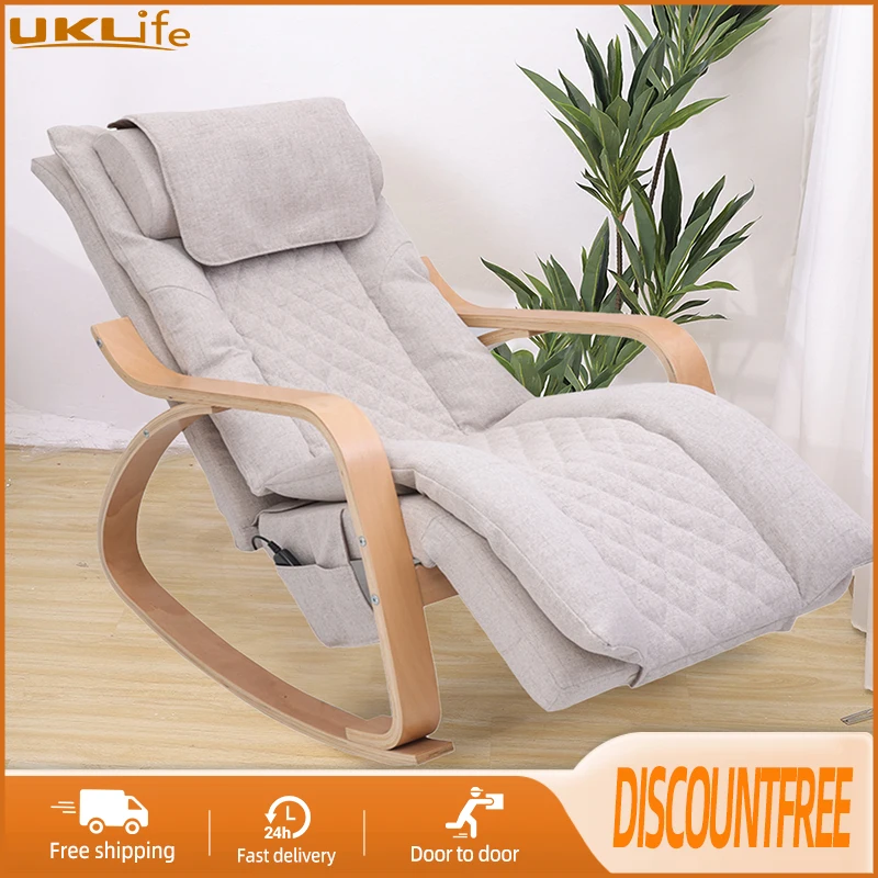 Multi-Functional Portable Electric Rocking Massage Chair Leisure Home Heating Vibration Full Body Massage Recliner