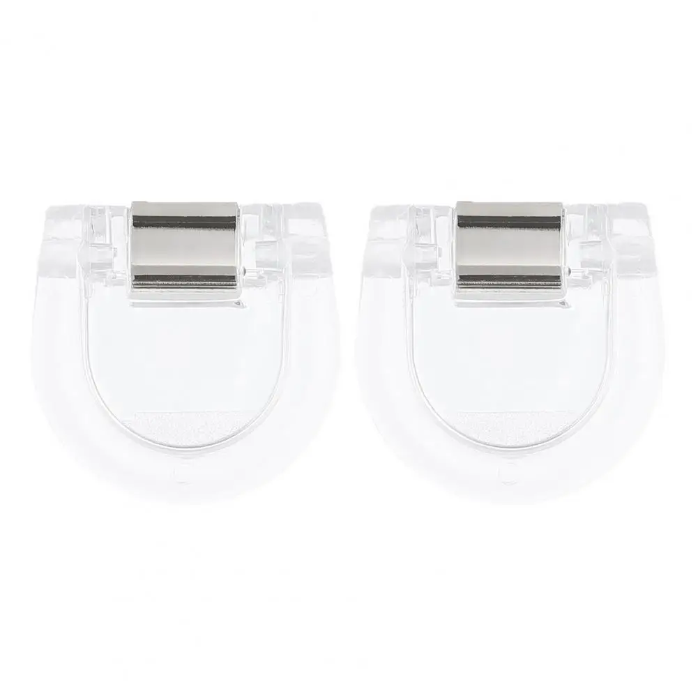 Quick Fix Pants Length Clip Pants Hem Clips 2pcs Pants Leg Shortening Clips No Sewing Hem Adjustment Tools Reusable Plastic