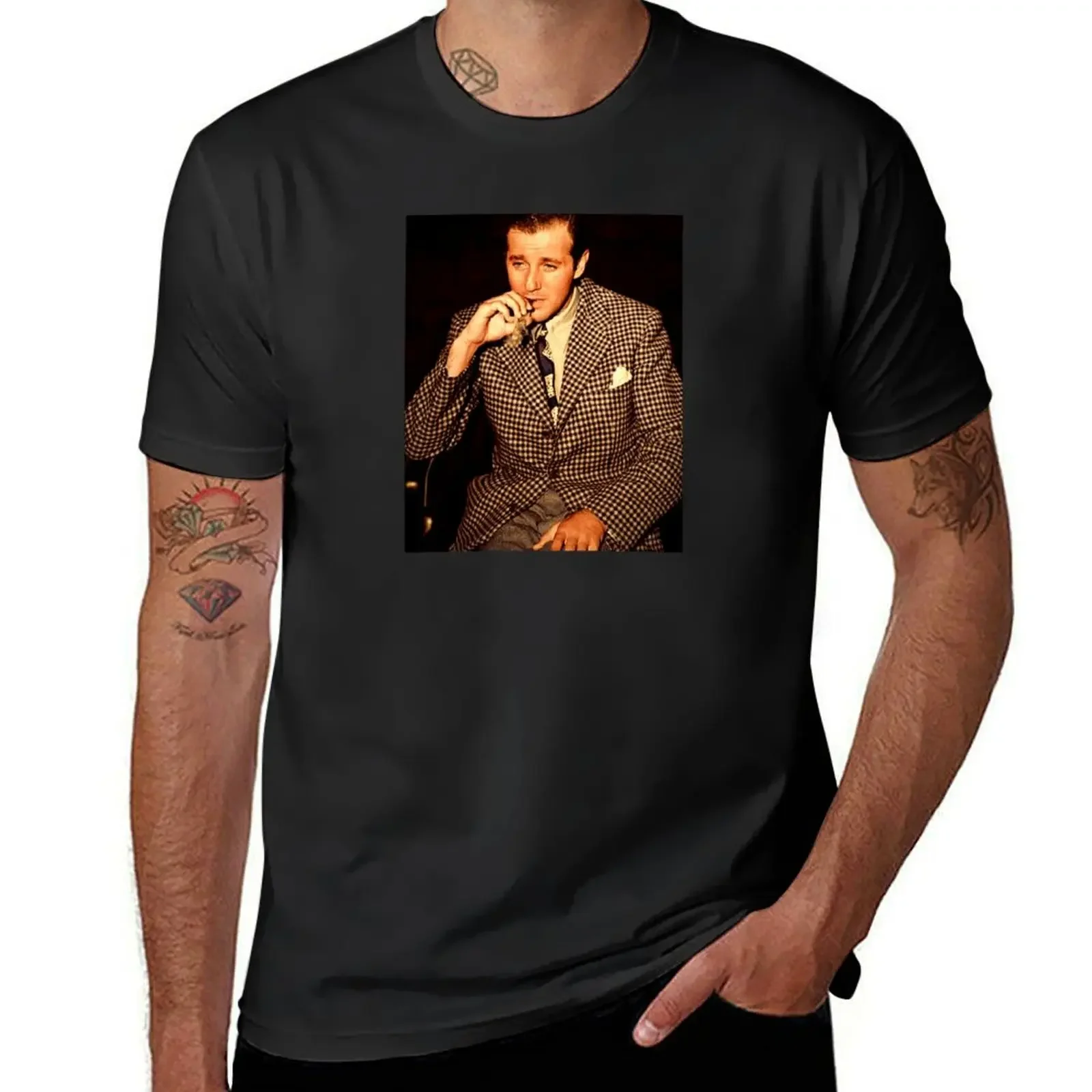 

Bugsy Siegel T-Shirt kawaii clothes oversized graphic tee cute clothes blue lock shirts men