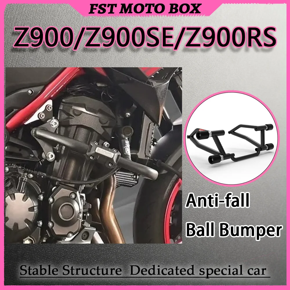 FOR Reinforced Welded Bumper Frame Sliders Anti-Loose Mount Precision Fitting Protector Set Z900 Z900SE Z900RS Motorcycle
