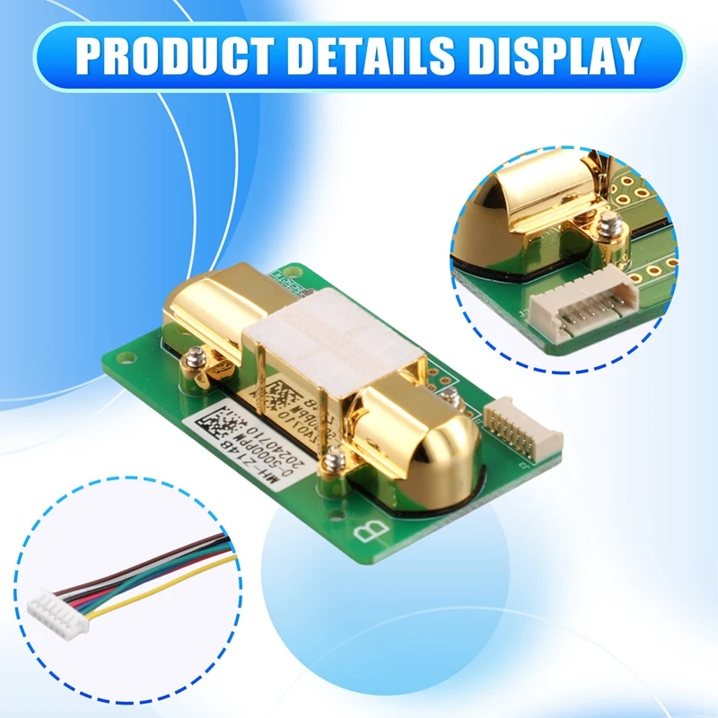 AA46 MH-Z14B NDIR Infrared CO2 Sensor Module Gas Sensor For CO2 Monitor 0-5000Ppm MH Z14 Serial UART PWM Output