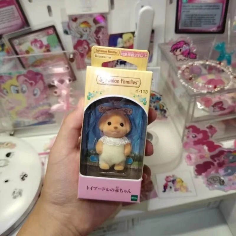Figurine originale de dessin animé Sylvanian Families, série bébé de la maternelle, modèle de décoration, pendentif, jouet pour enfants, ornement de salle, cadeau d'anniversaire