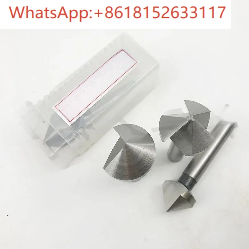 ساق مستقيمة/قاطع طحن شطب ثلاثي الحواف/غاطسة 15/20/25/30*90 ° /حفر الشطب