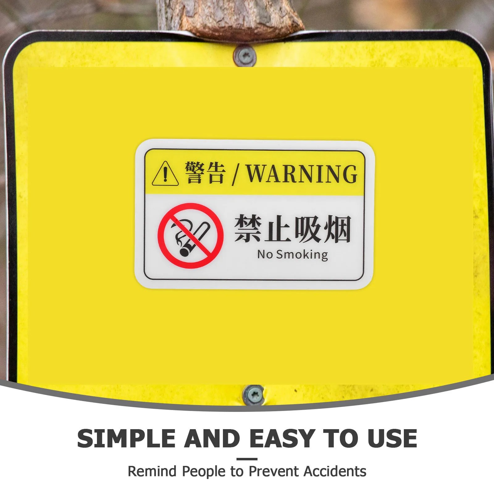 Adesivo para não fumar, decalque de pvc, gráficos claros, prevenção de acidentes para fábricas, oficinas, áreas públicas, decalques sem fumar