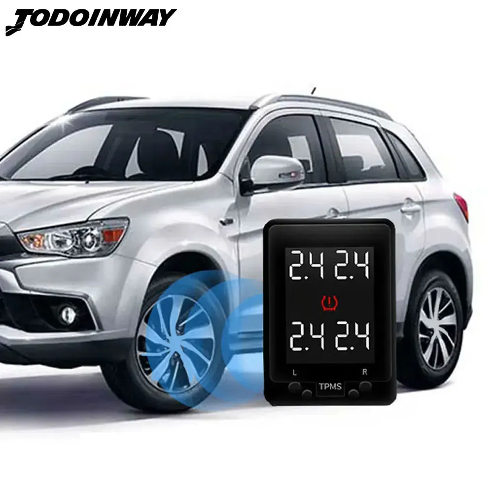 Digital LCD OBD TPMS Tire Pressure Monitor System Security Alarm Unit For Toyota Corolla Prado Camry RAV4 Prius Alphard Siena