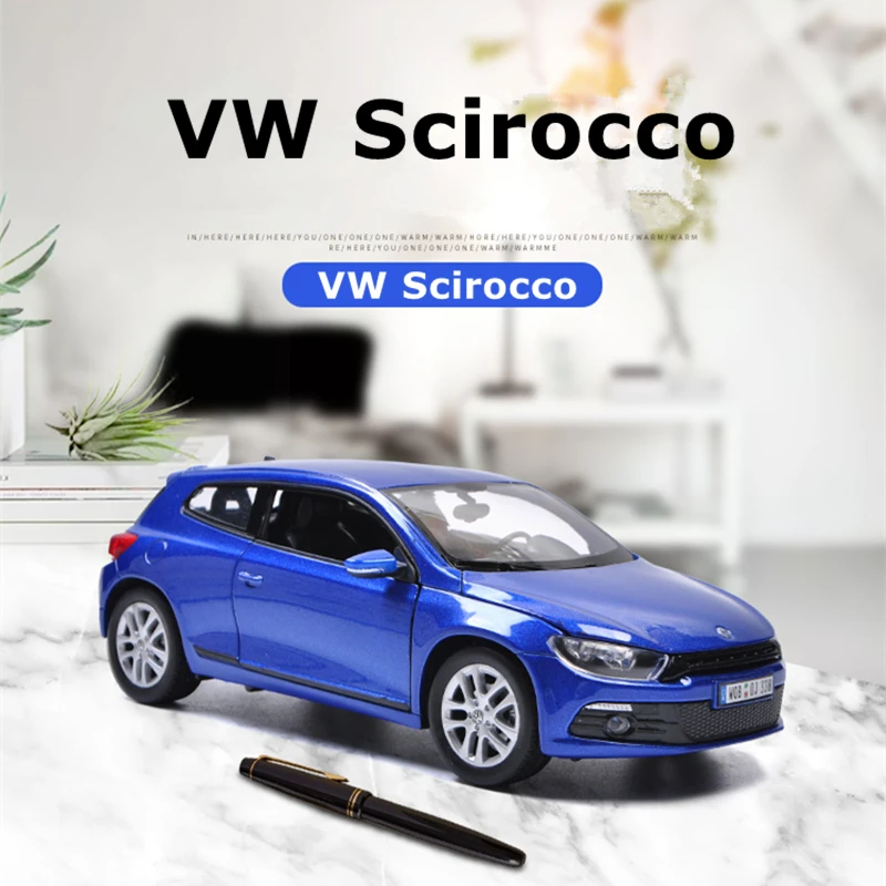 Welly 1:24 VW Scirocco  Car Alloy Car Model Simulation Car Decoration Collection Gift Toy Die Casting Model Boy Toy