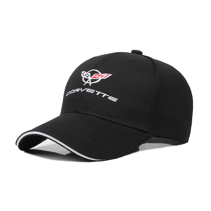 car baseball cap cotton letter embroidered snapback for corvette C7 c6 badge Outdoor off-road F1 Racing hat Unisex Business gift