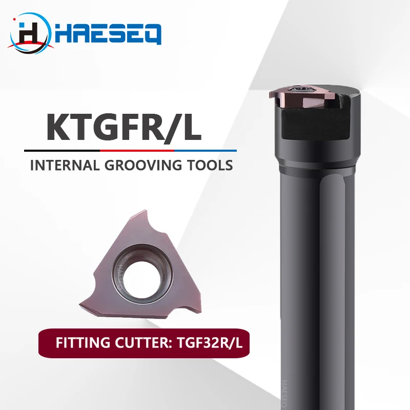 KTGFR KTGFL Internal Groove Machining Turning Cutter Bar 16 20 25 32mm Shallow Grooving Tool Holder for TGF32R TGF32L Insert