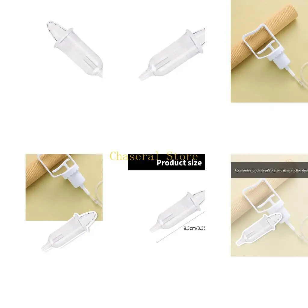 

E7CE Детский назальный аспиратор, резервуары для хранения жидкости, простой в использовании аксессуар для назального аспиратора