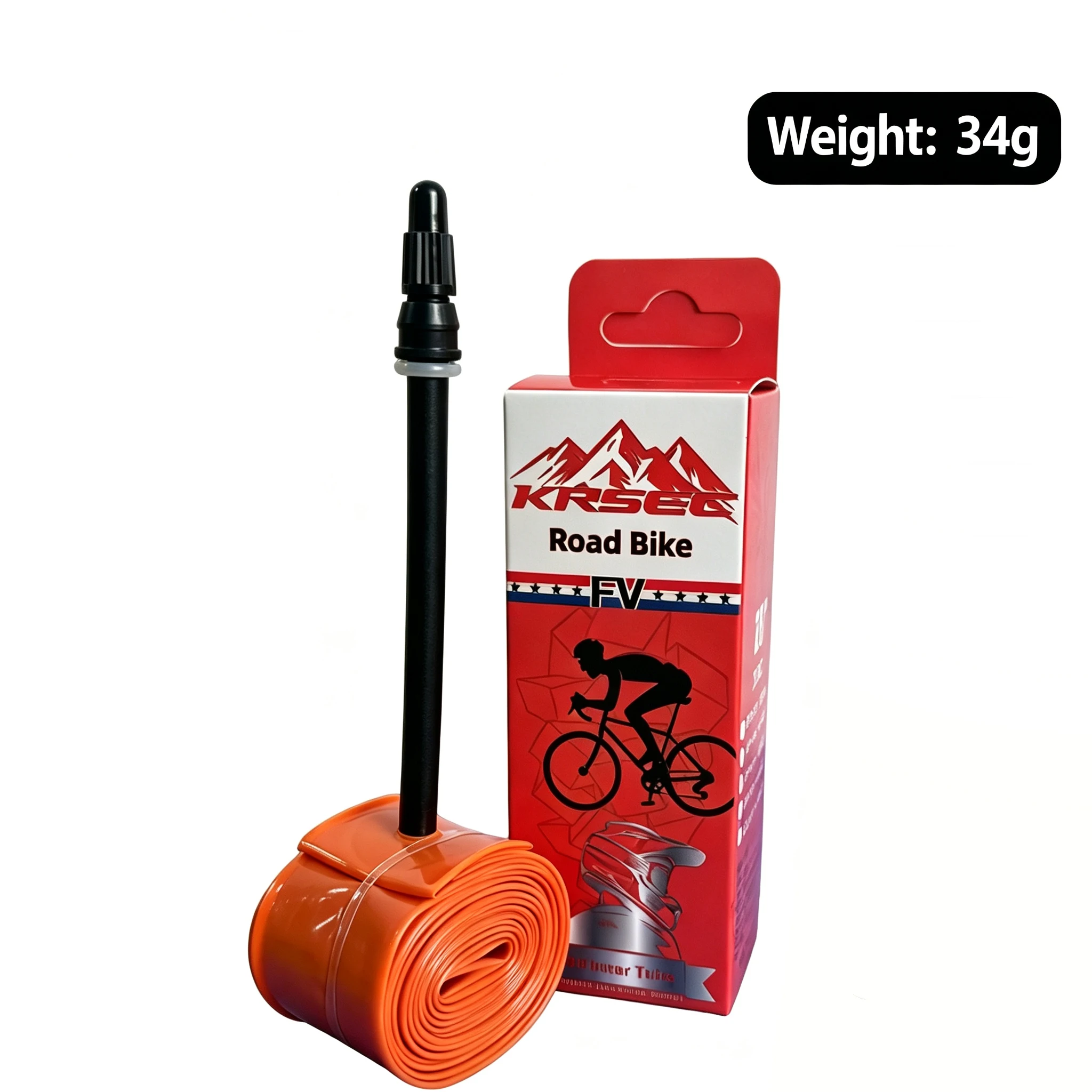 KRSEC Ultraleichter Fahrrad-TPU-Schlauch 700X25 28 30 32 Rennrad TPU-Material Reifen 45mm/65mm/85mm Länge Französisches Ventil – Detail 6