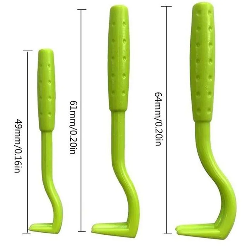 

Pet Tick Remover Hook Tool Flea Lice Removal Clip Set Three Sizes Safe Pain Free Non Slip Handle Reusable For Dogs Cats Grooming