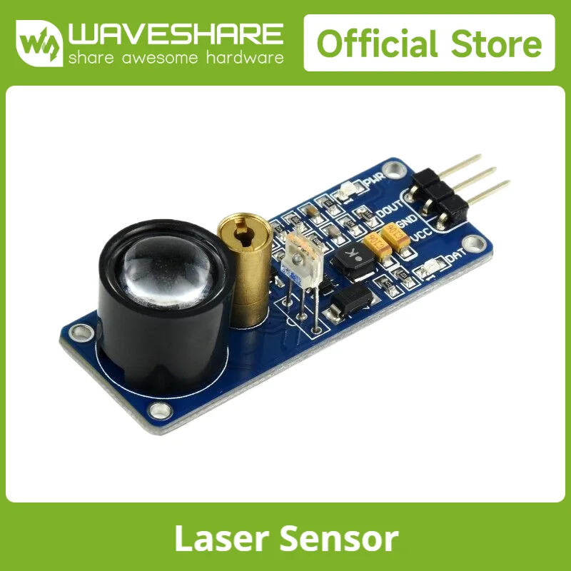 Waveshare Laser Sensor Detector Module compatible with Arduino STM32 Obstacle detection Smart car Module