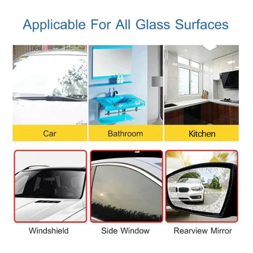 150ml Glass Oil Film Cleaner Quickly Restored Without Polishing Against Water Droplets Rain Splashes And Dust Windshield Mirror