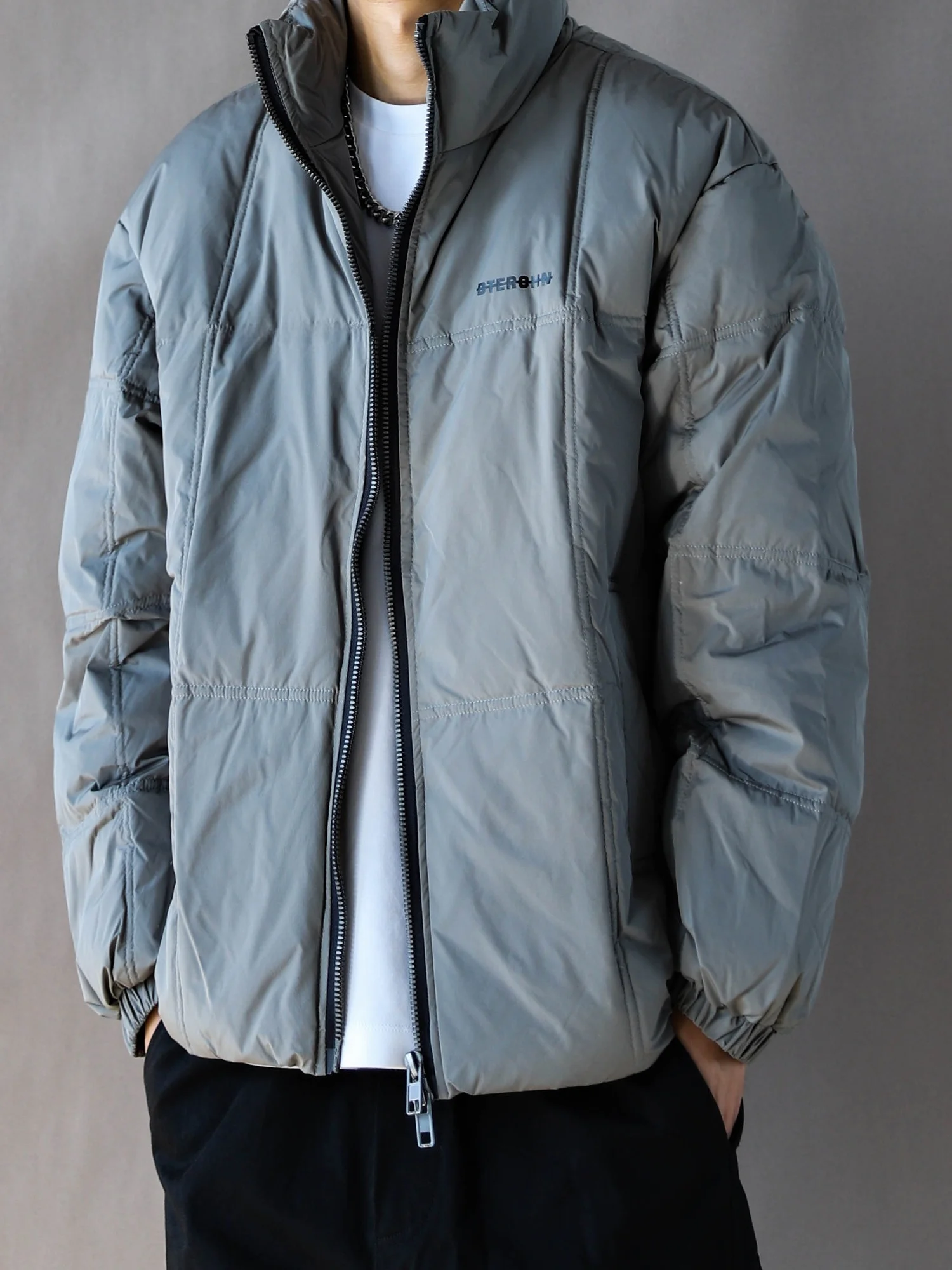 

Мужская зимняя куртка в американском ретро-стиле, свободного кроя, повседневная, теплая, новая коллекция 2025 года, модная верхняя одежда