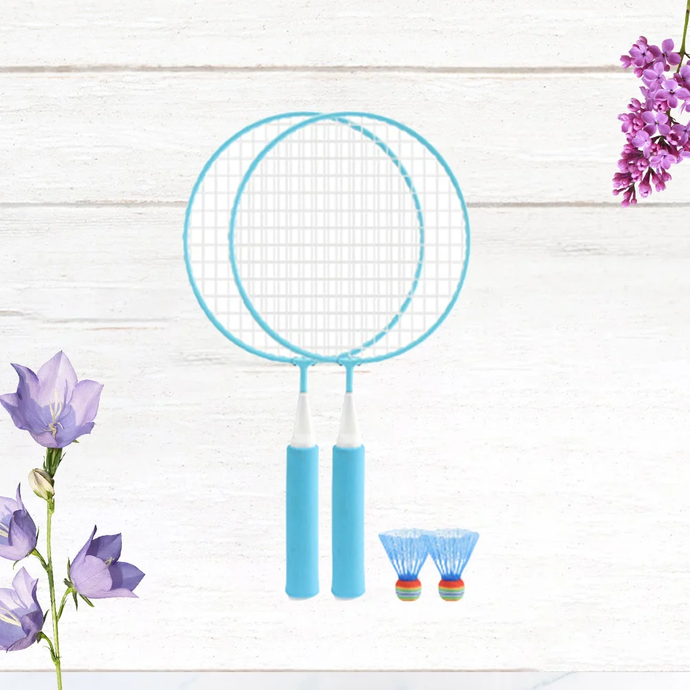 

Badminton Racket Comfort Handle Kids Outdoor Sports Activity Over 3 Kids Playing Toy Set Years Old Badminton Set
