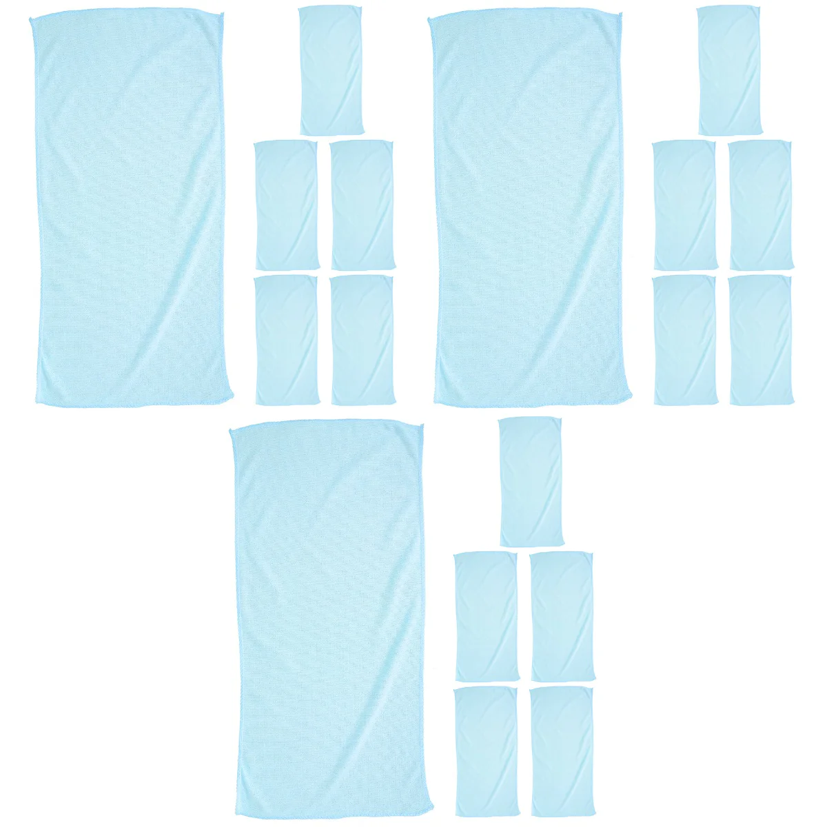 

3 PCS Car Wash Towel Microfiber Towels for Cars Detailing Cloth Polyester Nylon Cleaning