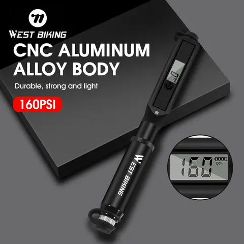 Bike Pump 160psi West Biking