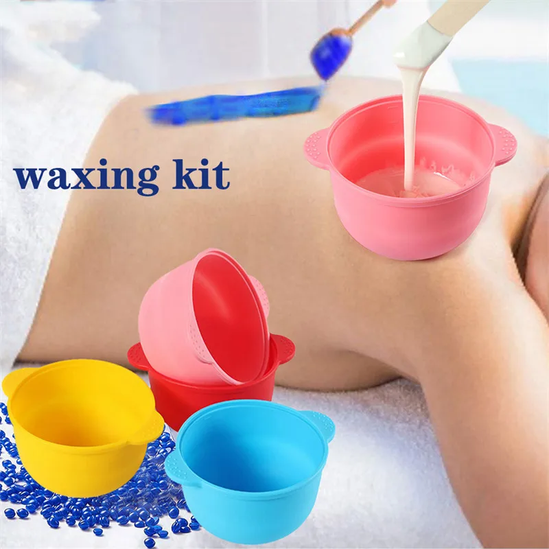 1pc Beauty Wax Heater Pot​ Melting Bowl ​Reusable Soft Silicone Wax Heat Resistant Wax Heater Inner Accessory For Hair Remover