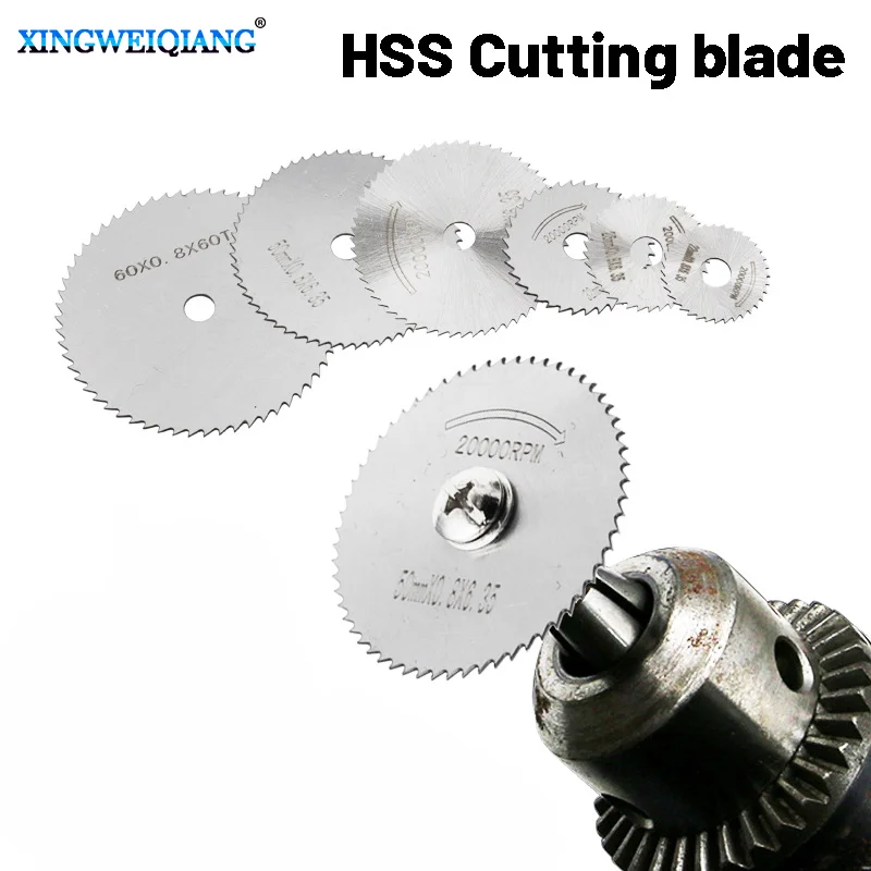 22mm-60mm 6.35 metalowa tarcza tnąca dremel narzędzie obrotowe brzeszczot do piły tarczowej dremel narzędzia tnące do narzędzia do obróbki drewna odcięte