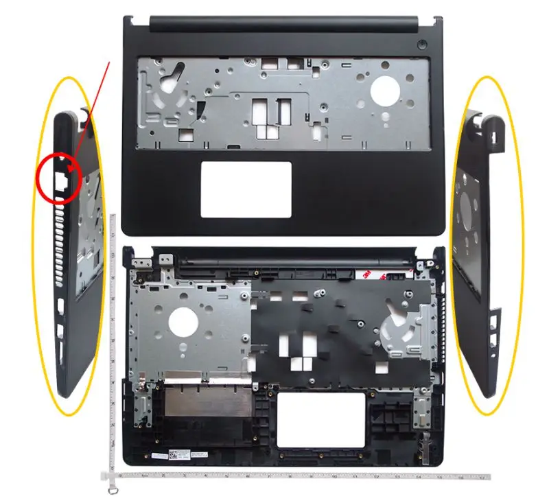 Carcasa nueva para ordenador portátil DELL Inspiron 15-3558 3559 3552 inspiron 3565 3567 3572 LCD cubierta superior/cubierta de bisel/cubierta superior con reposamanos