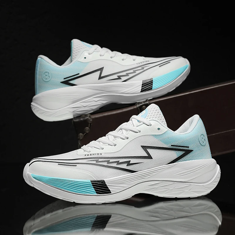 

Running Shoes Carbon Board Speciality Marathon Men Sports Breathable Lightweight Women's Comfortable Athletic Nonskid Sneakers