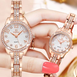 Women's Fashion Watch Women's Bracelet Watch Women's Jewelry Buckle Waterproof Quartz Watch