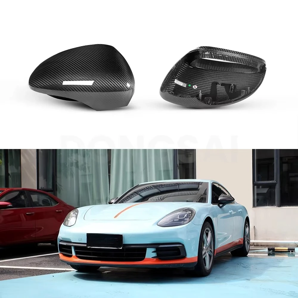 

For Porsche Panamera 2016-2023 Left Rudder Drive 971 OEM Style Prepreg Carbon Fiber Lens Cap