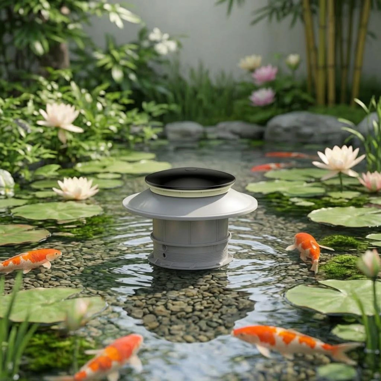 Aquatic Pond Bottom Drain 110 Mm Pond Bottom Drain Wide Flange Domed Top