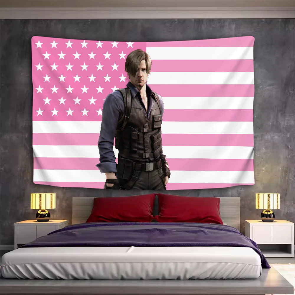 Leon Kennedy Wall Tapestry Res - Board Game Resident Evil 评论和价格
