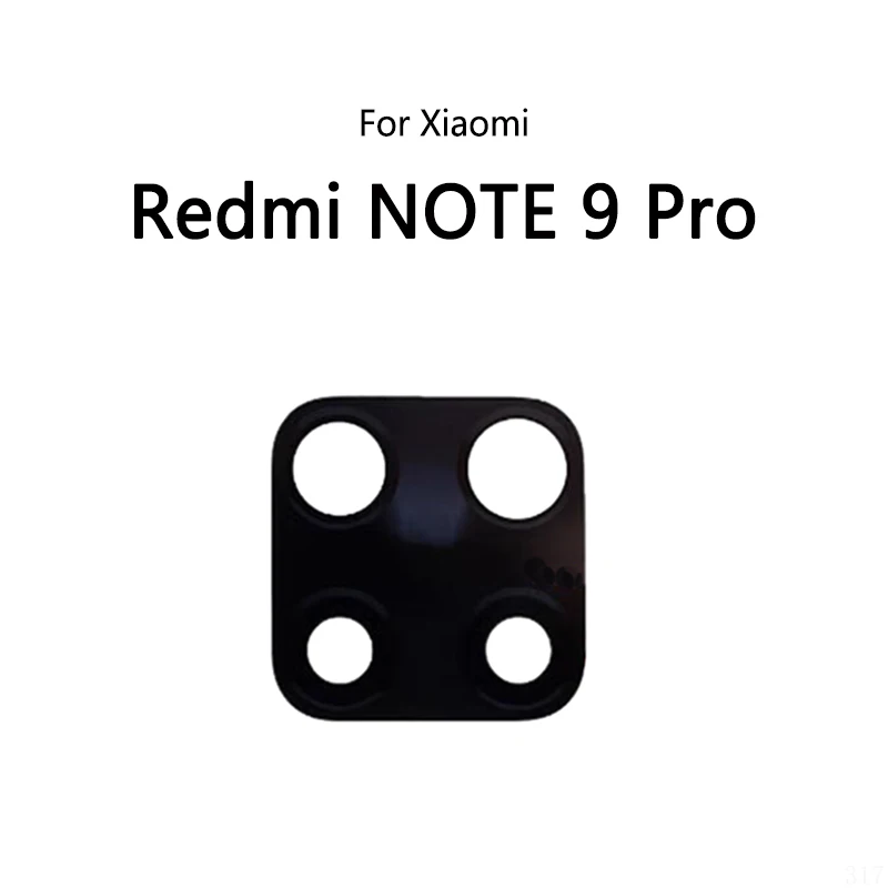 2PCS/Lot For Xiaomi Redmi NOTE 9S / NOTE 9 Pro 5G Back Lens Rear Camera Glass Lens Mirror