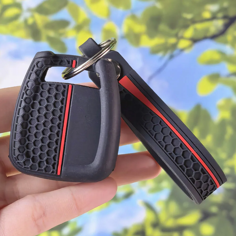 Modern Honeycomb Silicone Key Fob Shell With Keychain For Vauxhall Opel Astra Zafira Vectra Tigra Signum Omega Holden
