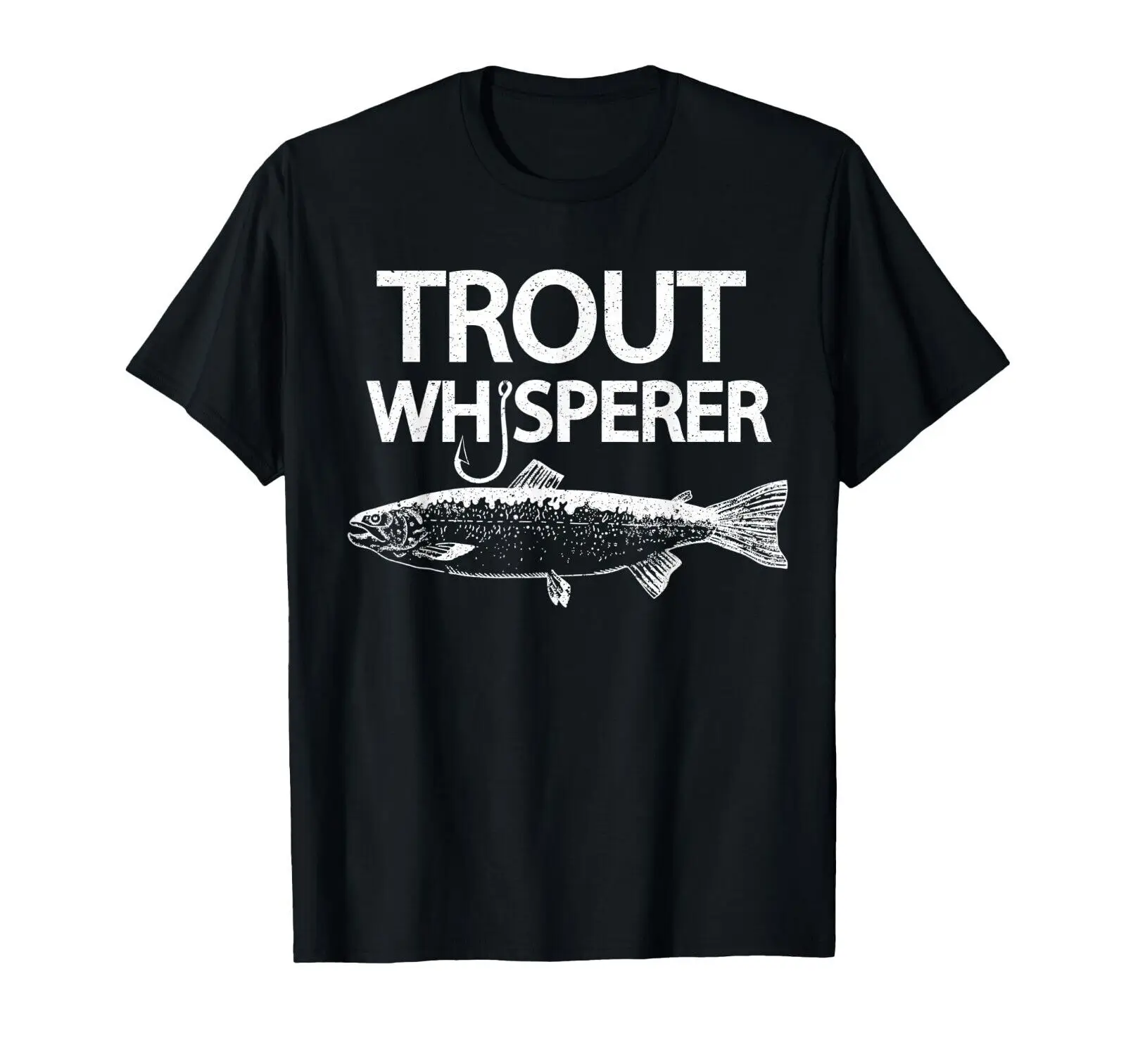 Trout Whisperer T-Shirt Funny Fly Fisherman Tee