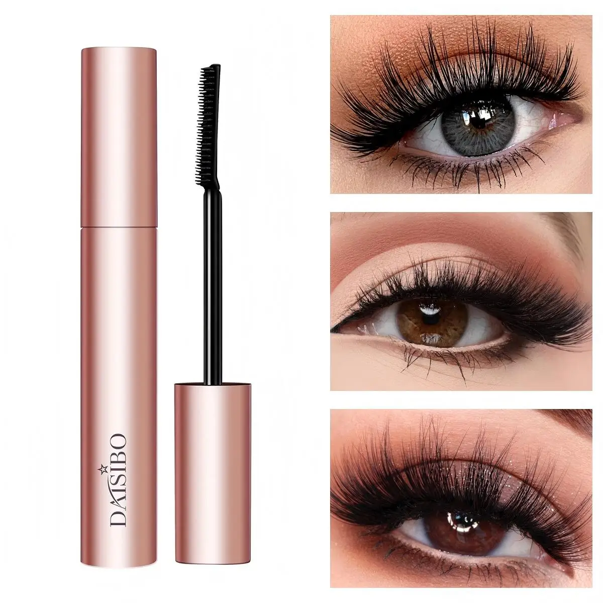 มาสคาร่า 4D ต่อขนตา - ยาวขึ้น, หนาขึ้น, กันน้ำ, กันเหงื่อ, ขนตาเรียบลื่น, ไม่เลอะ, ล้างออกง่าย