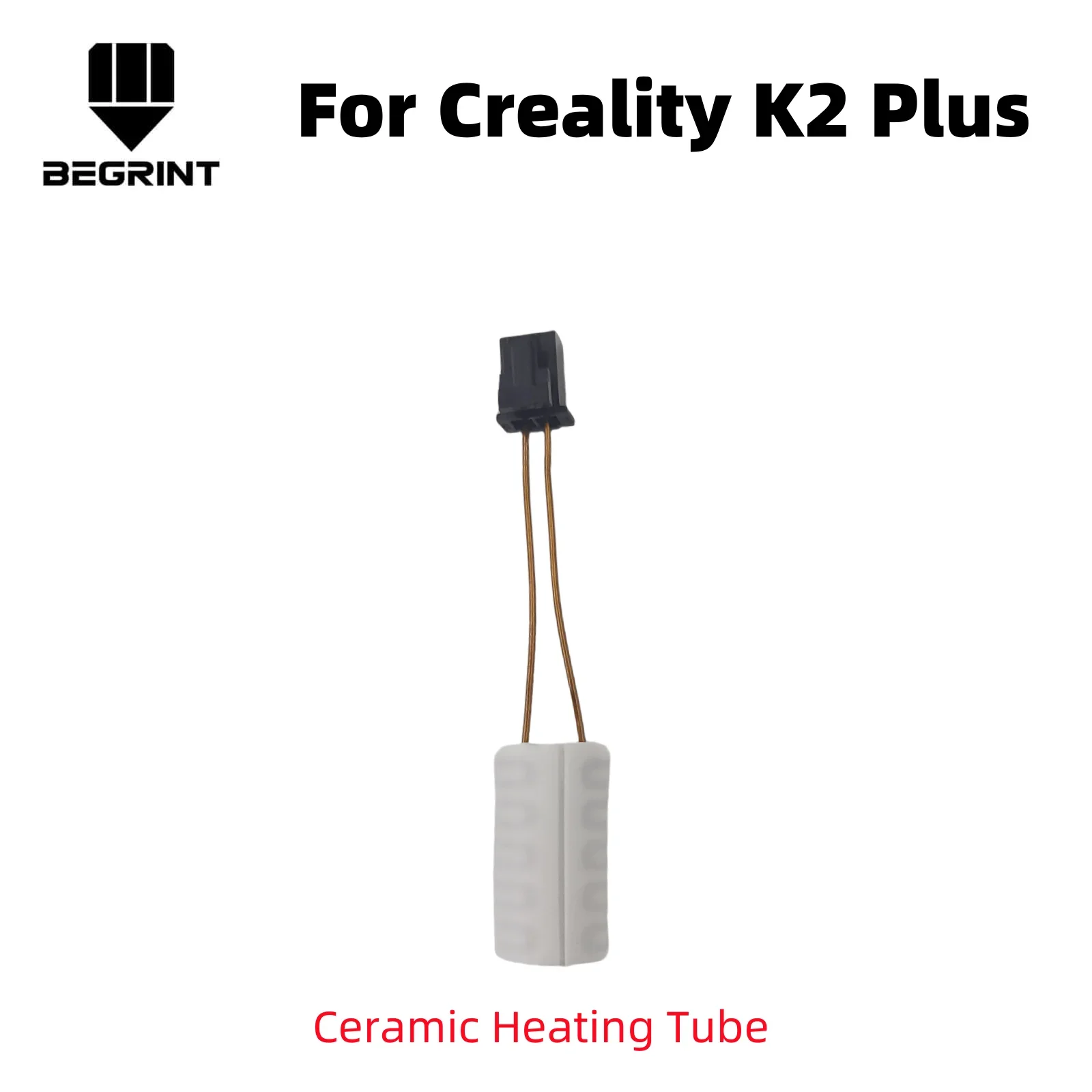 For K2 Plus Hotend Thermistor Ceramic Heating Tube High Thermal Conductivity for Creality K2 Plus heating Block Accessories K2P