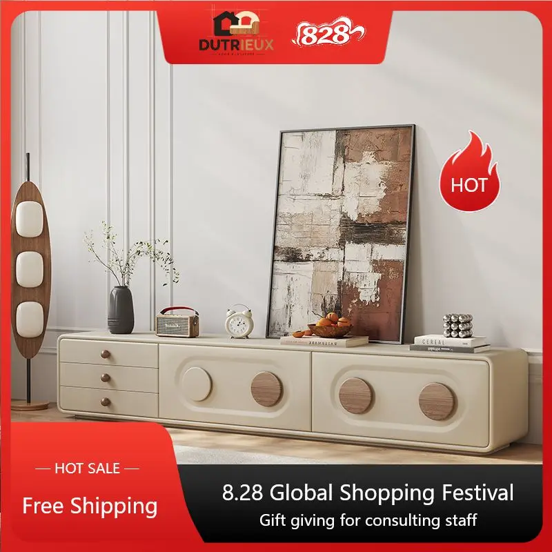 Khaki Design Tv Cabinet Bedroom Nordic Unique Storage Apartments Tv Cabinet Living Room Long Meuble Chambre Furniture For Home