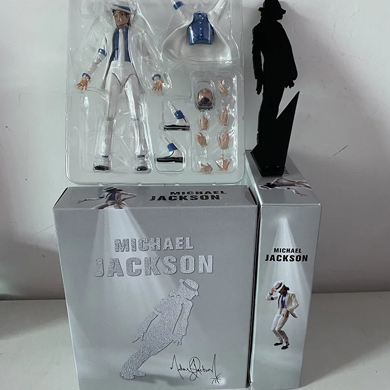 MICHAEL Jackson Action Figure Smooth Criminal Moonwalk Model ToyS Doll Gift 15CM