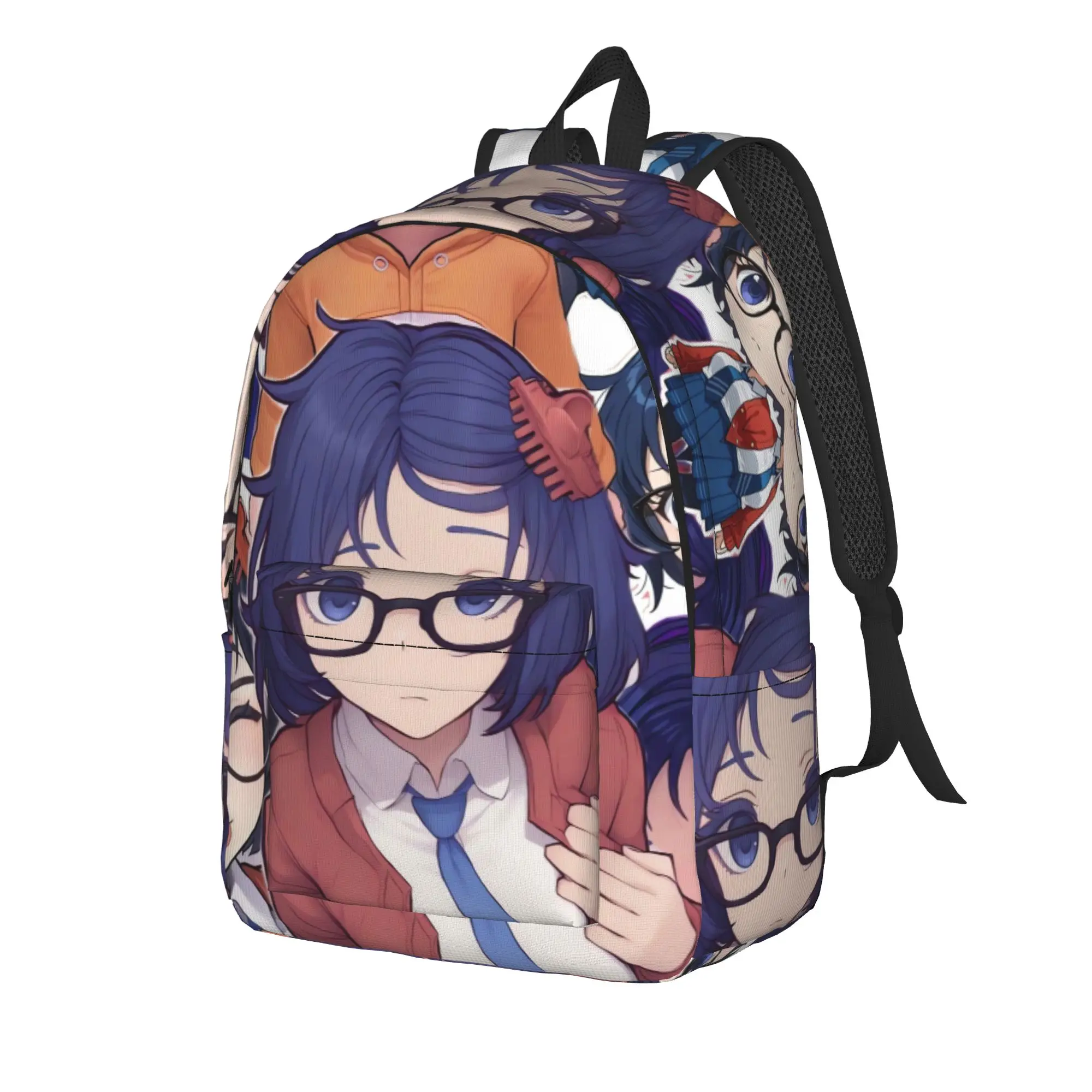 Game Miside Series Print Backpack  Modern Backpacks Teen Daily Pattern School Bags Design Rucksack
