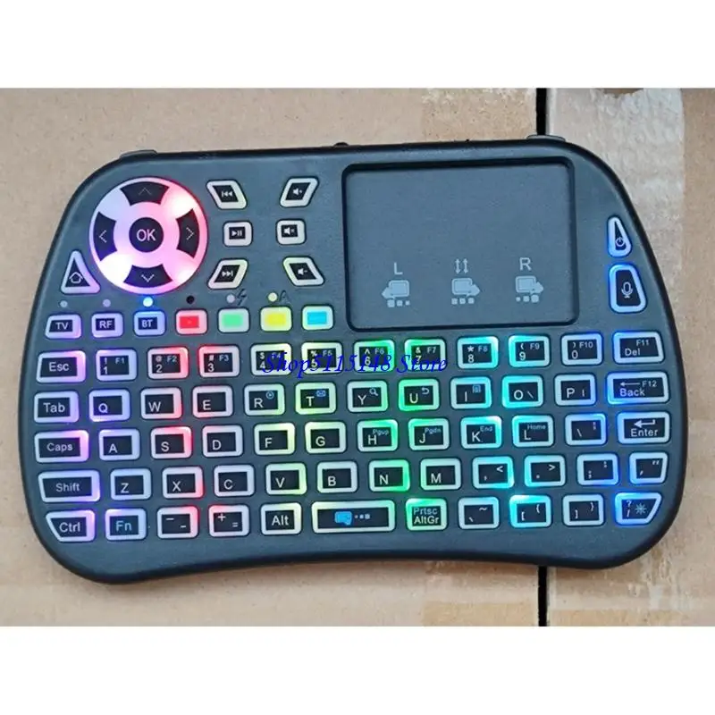 

F3ma Thin Bluetooth-совместимые клавиатуры 2,4 г с помощью конструкции с сенсорными панелями в портативной конструкции