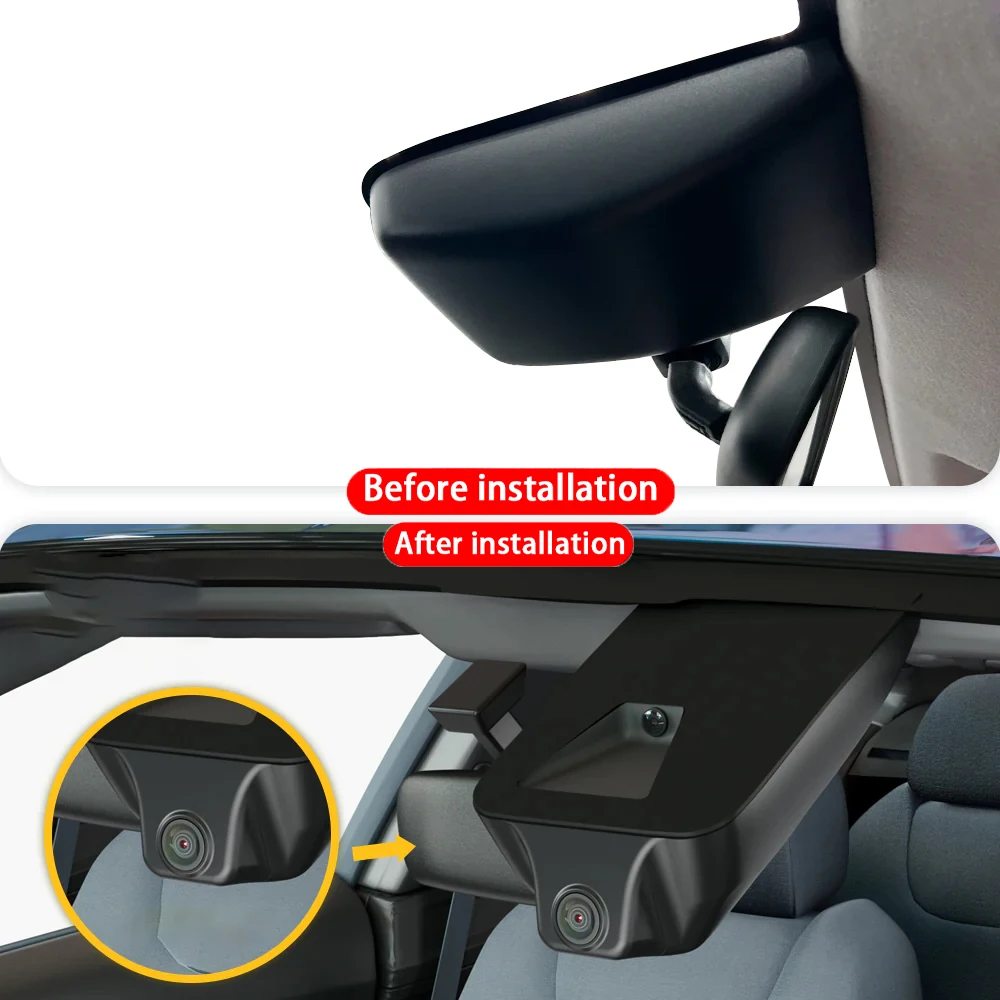 for Toyota Hilux Fortuner SW4 TruckMasters OX 2020-2026 4K 2160P Front Rear Camera Dash Cam Wifi Plug and Play Video Recorde