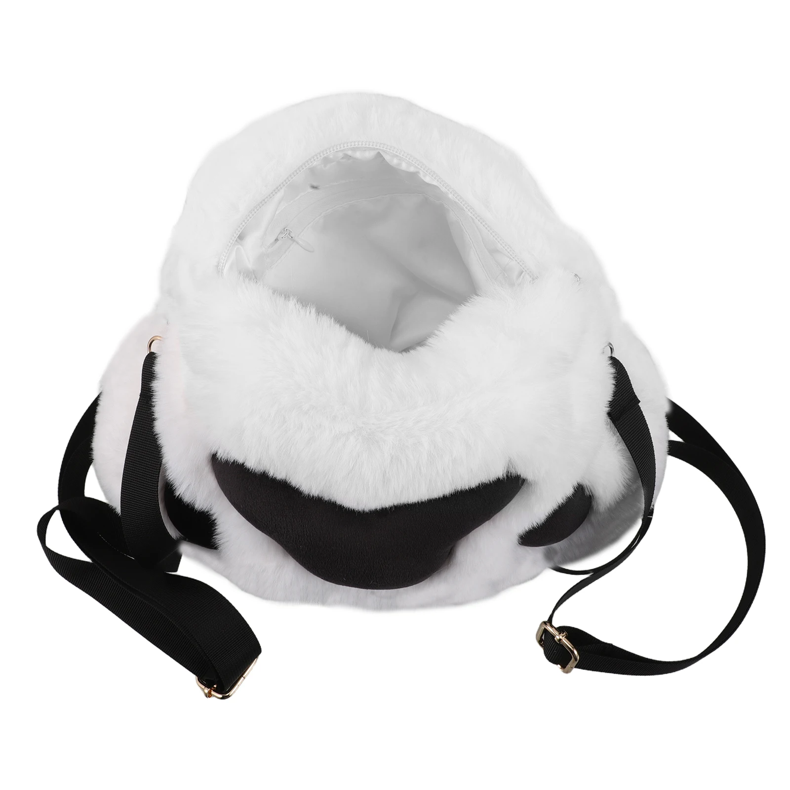 

Cat Paw Backpack Cute Kitten Paw Shaped Mini Backpack For Women Spacious Soft Furry Crossbody Bag Lightweight Shoulder