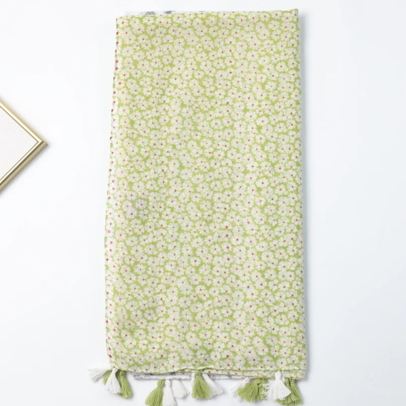 وشاح طويل مطبوع عليه حرير بالي صغير مجزأ للبيع من المصنع للتجارة الخارجية عبر الحدود بث مباشر للسفر والعطلات Sun P