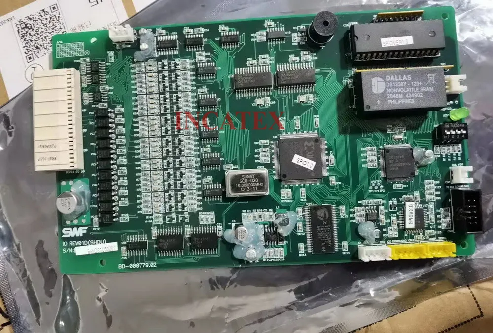 

SWF Sunstar Embroidery Machine Spare Parts Genuine IO Board Card BD-000779,02 IO REV01D (SHDU) For SWF Single Head Machine