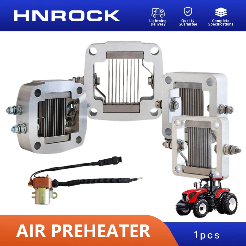NEW Intake Air Preheater Four/Six Cylinder 12V/24V Starter Heater for YTO Dongfanghong Diesel Engine Tractor Parts