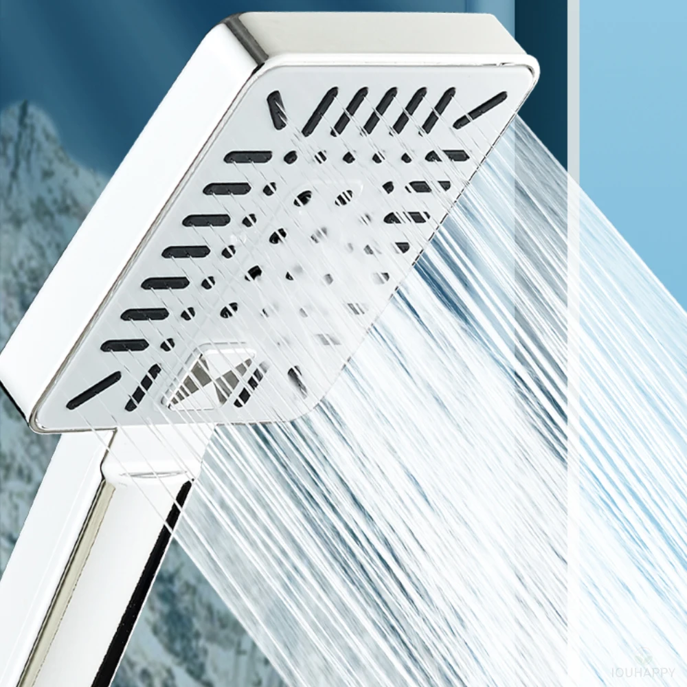 

High Pressure Shower Head with 3 Spray Modes Large Water Flow Handheld Shower Head with Large Nozzles Bathroom Accessories