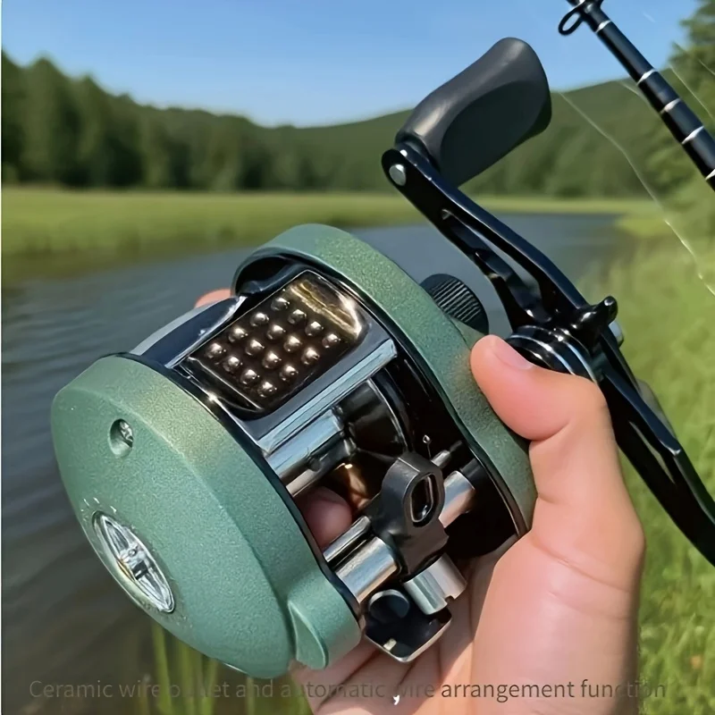 round-baitcasting-reel-12kg-max-drag-5-1-ball-bearings-63-1-gear-ratio-metal-drum-reel