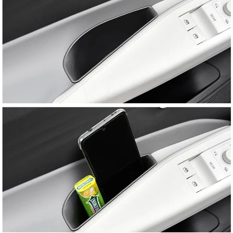 Для VW ID3 ID 3 ID4 ID 4 ID6 ID 6 Аксессуары 2020 2021 2022 2023 Автомобильная дверная ручка Подлокотник Ящик для хранения Держатель стакана для воды